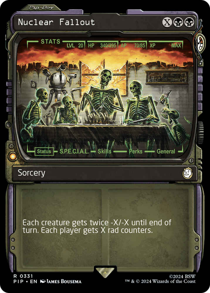 Nuclear Fallout (Showcase) [Fallout] Magic: The Gathering