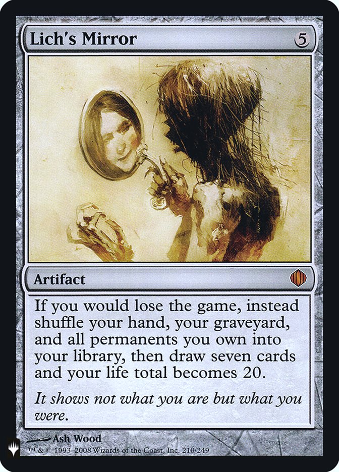 Lich's Mirror [Mystery Booster] Magic: The Gathering