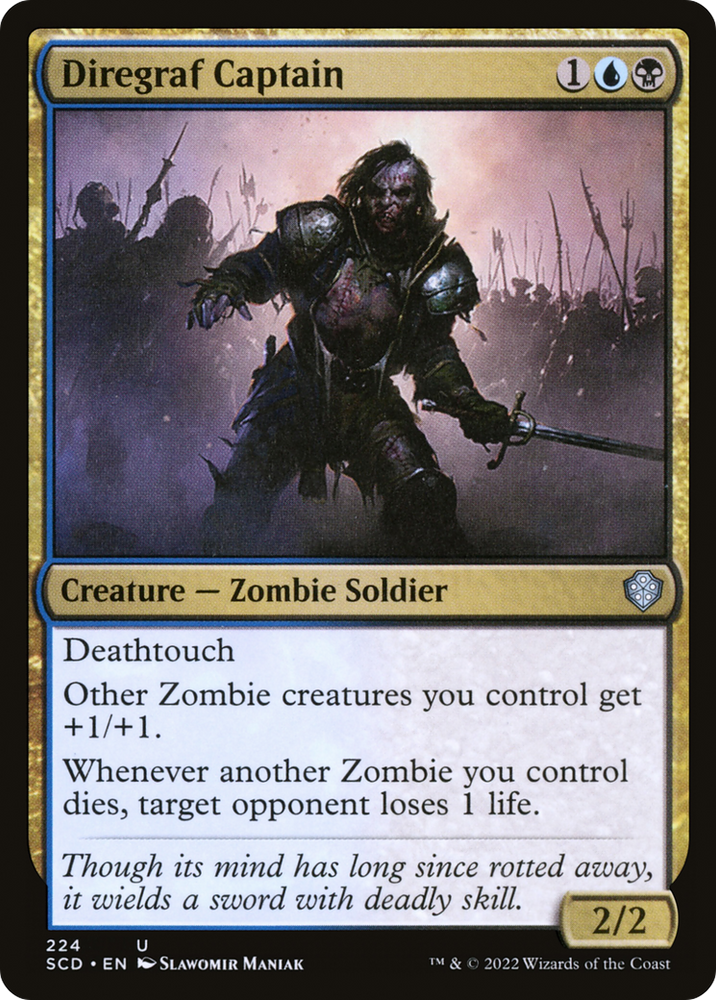 Diregraf Captain [Starter Commander Decks] Magic: The Gathering