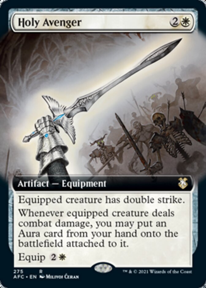 Holy Avenger (Extended Art) [Dungeons & Dragons: Adventures in the Forgotten Realms Commander] Magic: The Gathering