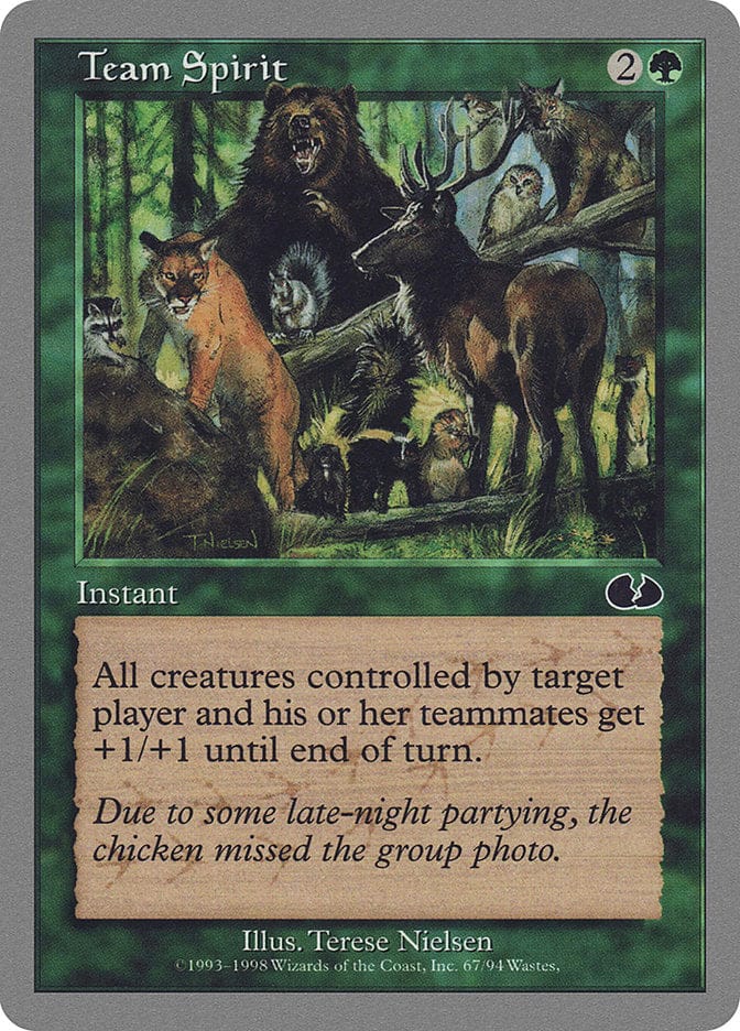 Team Spirit [Unglued] Magic: The Gathering