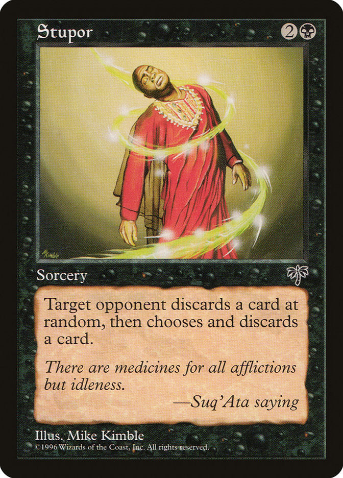 Stupor [Mirage] Magic: The Gathering