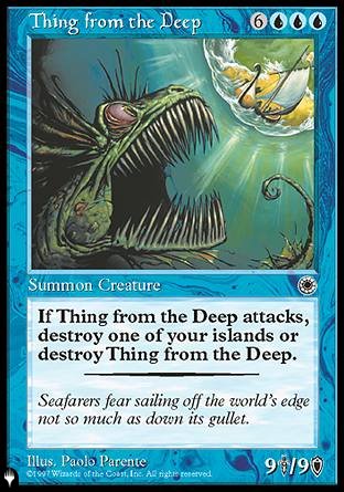 Thing from the Deep [The List] Magic: The Gathering