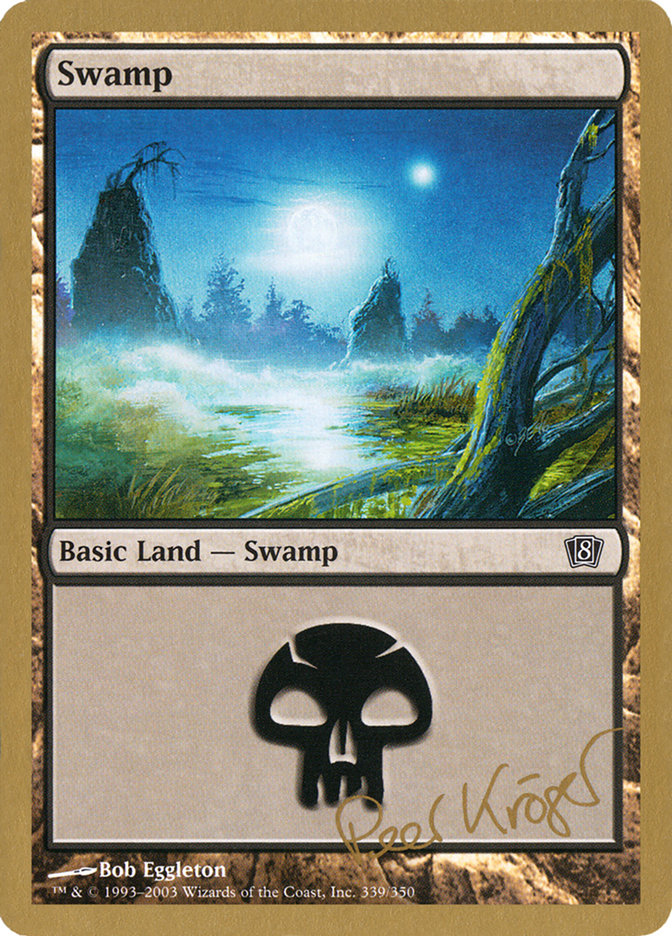 Swamp (pk339) (Peer Kroger) [World Championship Decks 2003] Magic: The Gathering