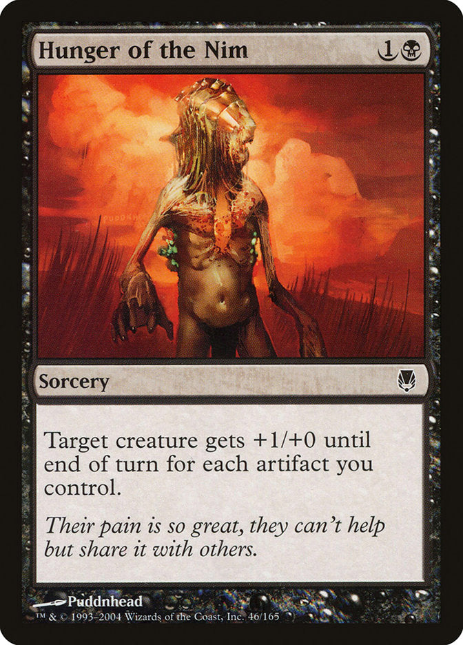 Hunger of the Nim [Darksteel] Magic: The Gathering