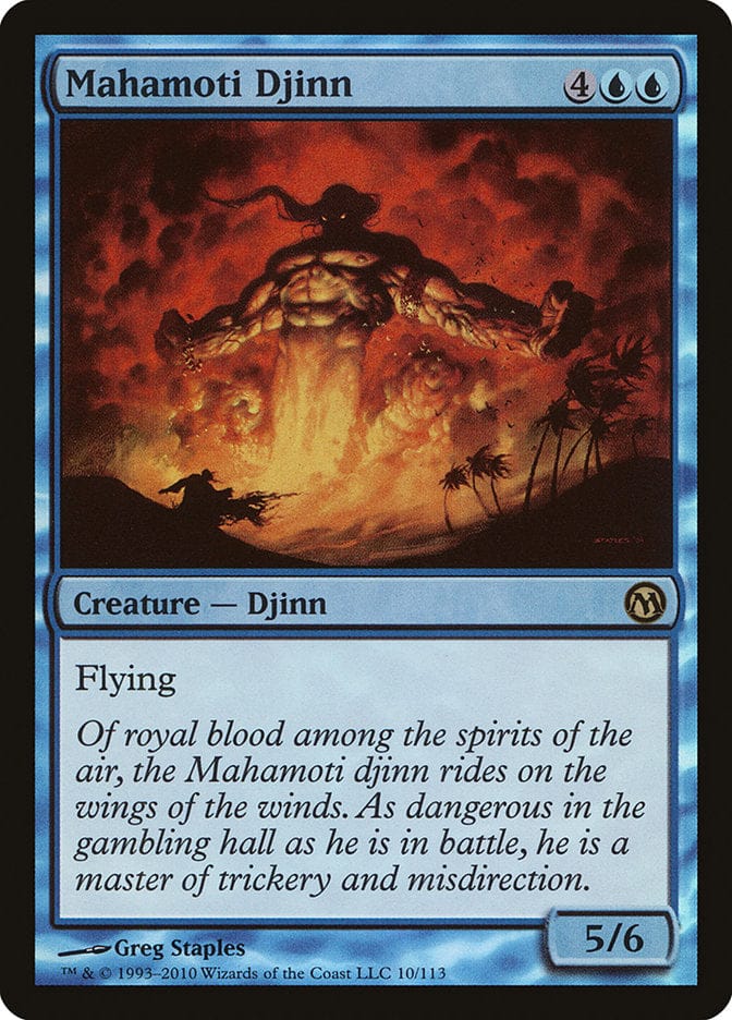 Mahamoti Djinn [Duels of the Planeswalkers] Magic: The Gathering