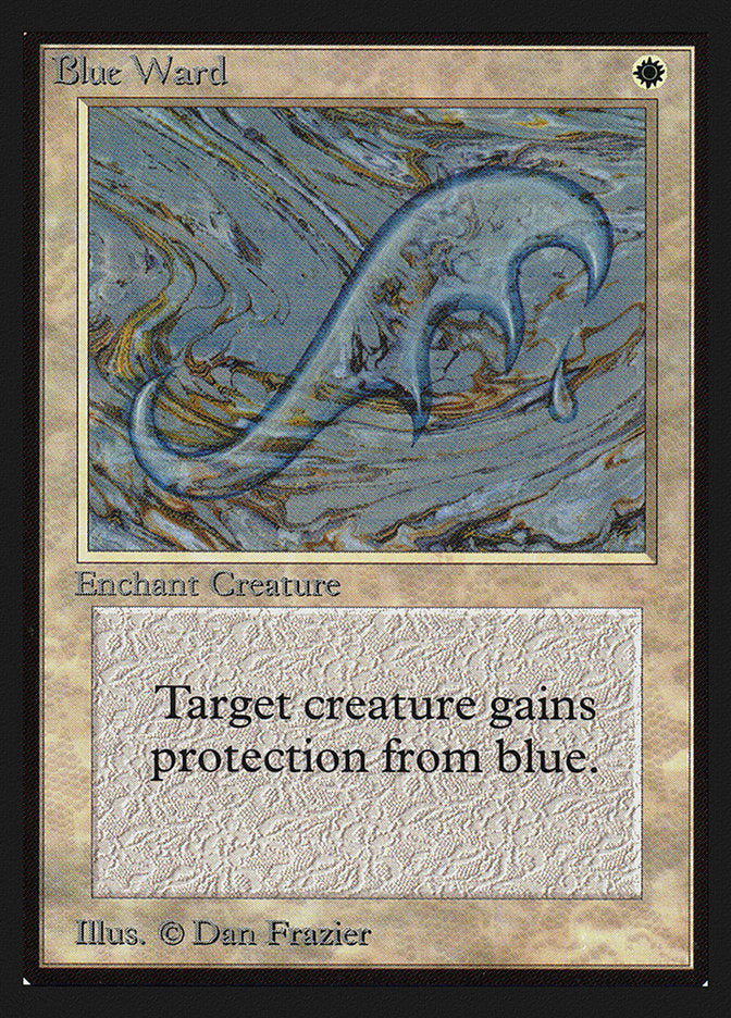 Blue Ward [Collectors' Edition] Magic: The Gathering