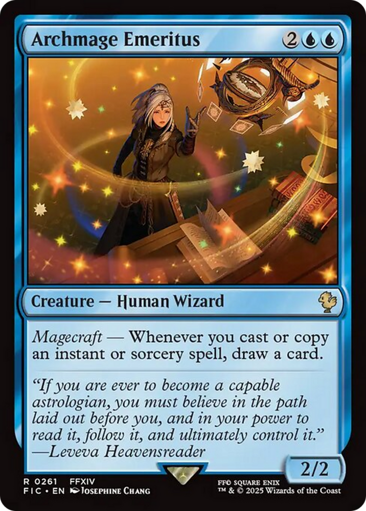 Archmage Emeritus [FINAL FANTASY Commander] Magic: The Gathering