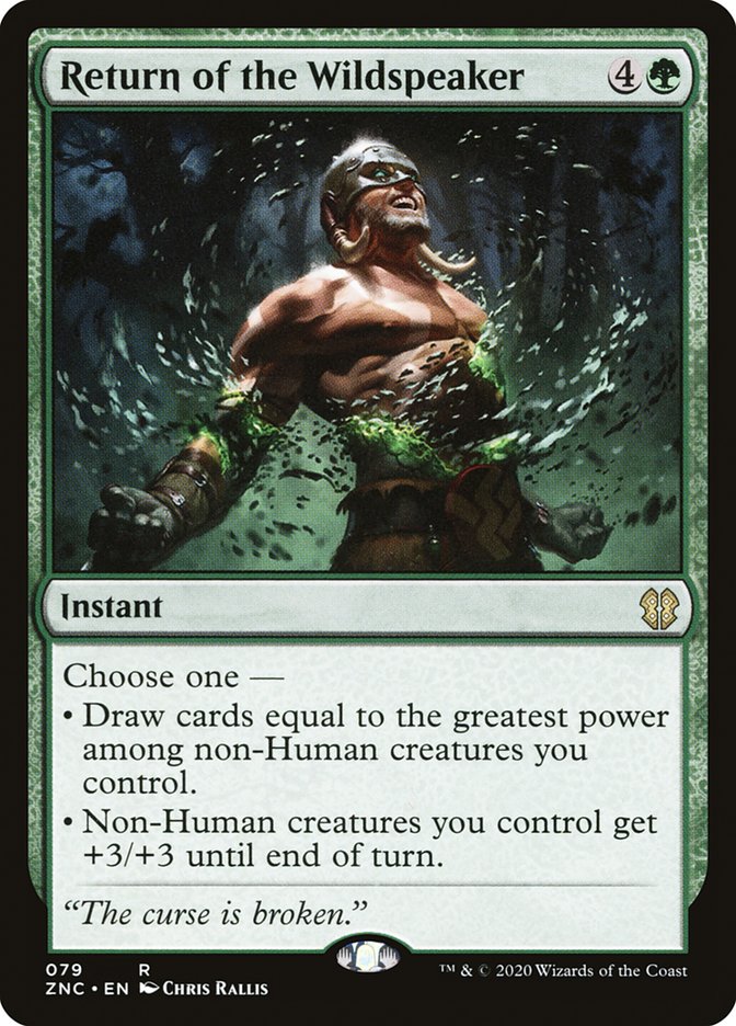 Return of the Wildspeaker [Zendikar Rising Commander] Magic: The Gathering