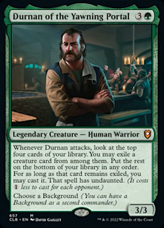 Durnan of the Yawning Portal [Commander Legends: Battle for Baldur's Gate] Magic: The Gathering