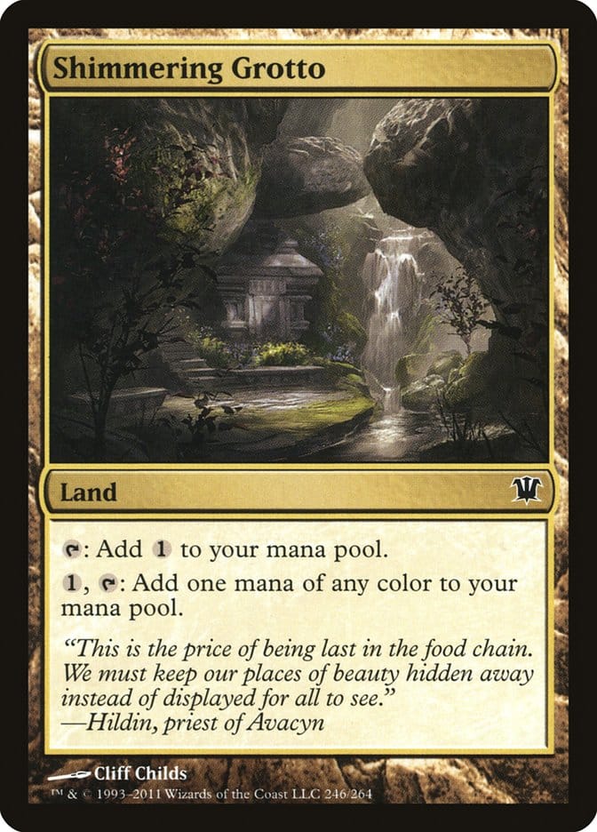 Shimmering Grotto [Innistrad] Magic: The Gathering
