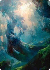 Forest 3 Art Card [Zendikar Rising Art Series] Magic: The Gathering