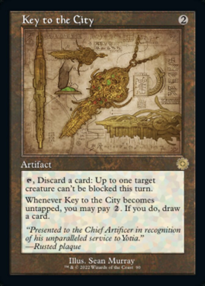 Key to the City (Retro Schematic) [The Brothers' War Retro Artifacts] Magic: The Gathering