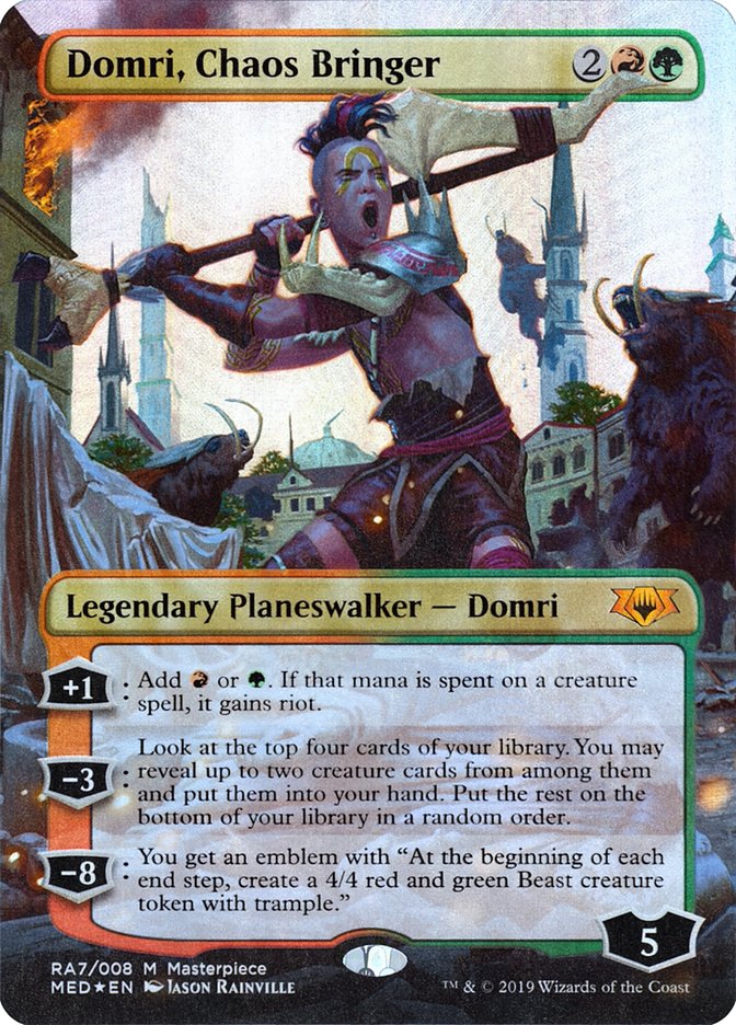 Domri, Chaos Bringer [Mythic Edition] Magic: The Gathering