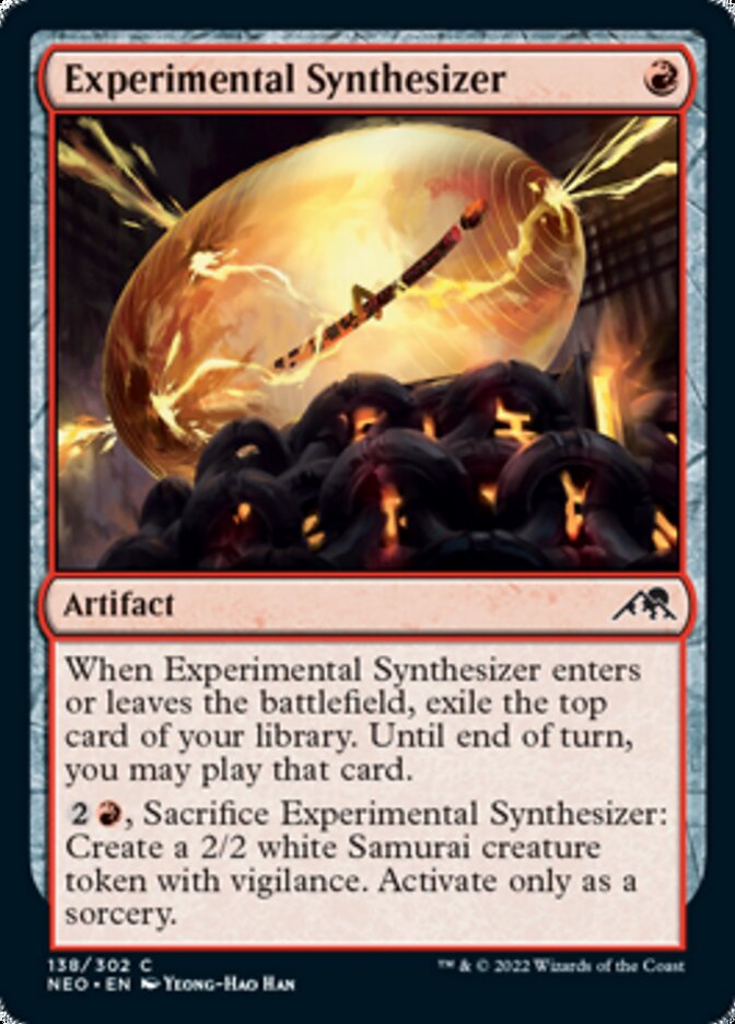 Experimental Synthesizer [Kamigawa: Neon Dynasty] Magic: The Gathering