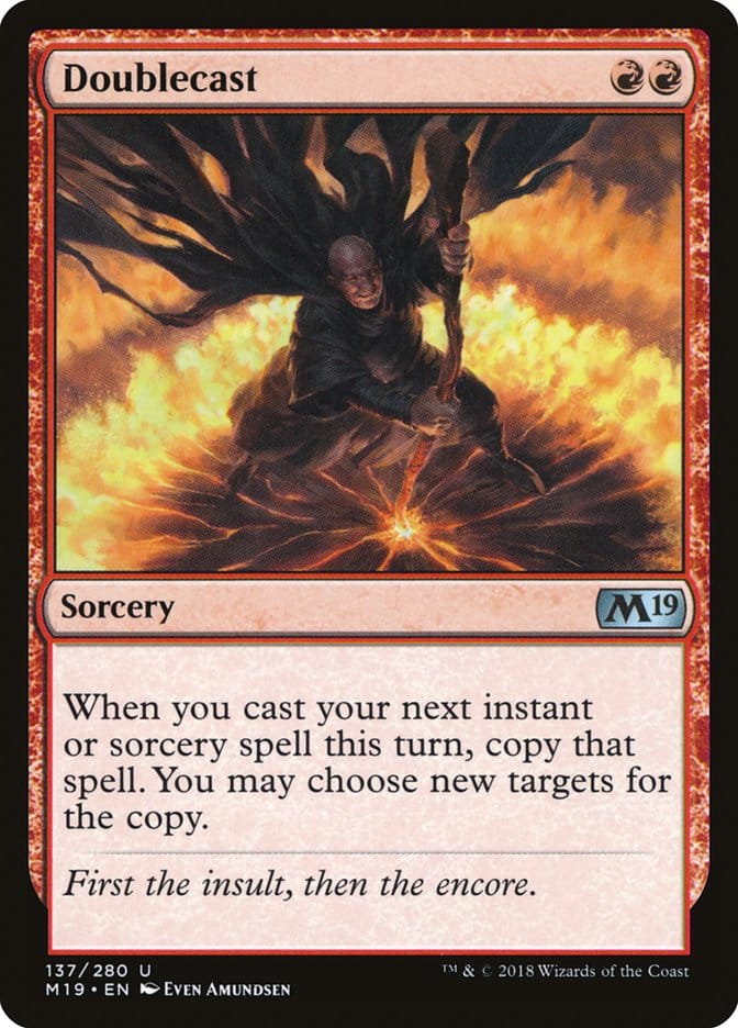 Doublecast [Core Set 2019] Magic: The Gathering