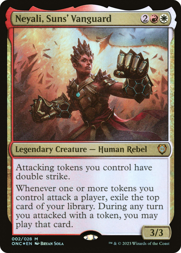Neyali, Suns' Vanguard [Phyrexia: All Will Be One Commander] Magic: The Gathering