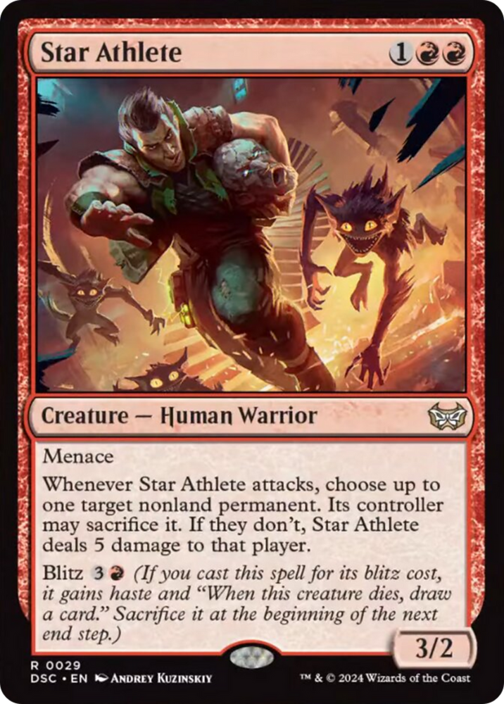Star Athlete [Duskmourn: House of Horror Commander] Magic: The Gathering