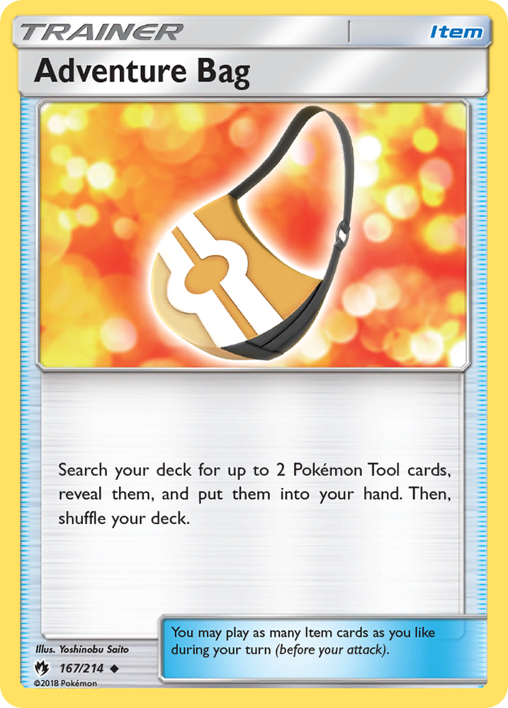 Adventure Bag (167/214) [Sun & Moon: Lost Thunder] Pokémon
