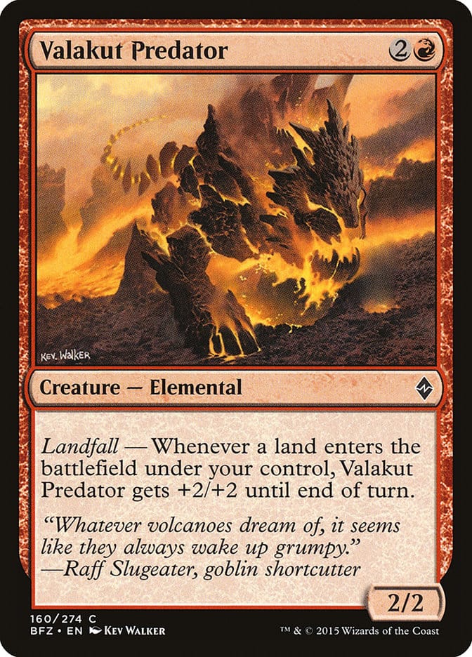 Valakut Predator [Battle for Zendikar] Magic: The Gathering