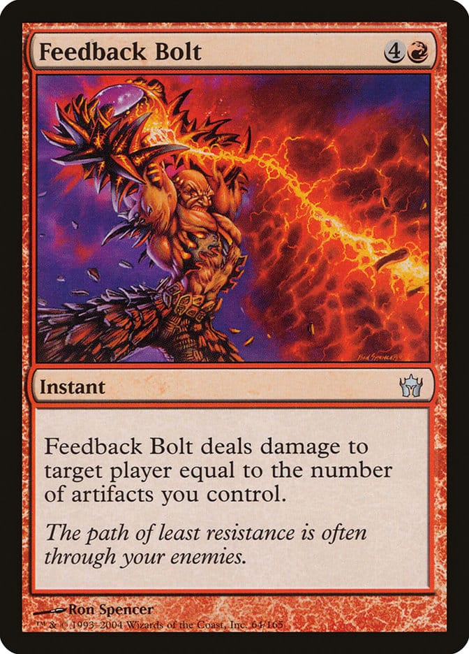 Feedback Bolt [Fifth Dawn] Magic: The Gathering