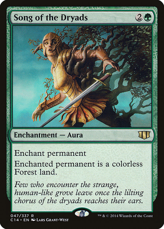 Song of the Dryads [Commander 2014] Magic: The Gathering