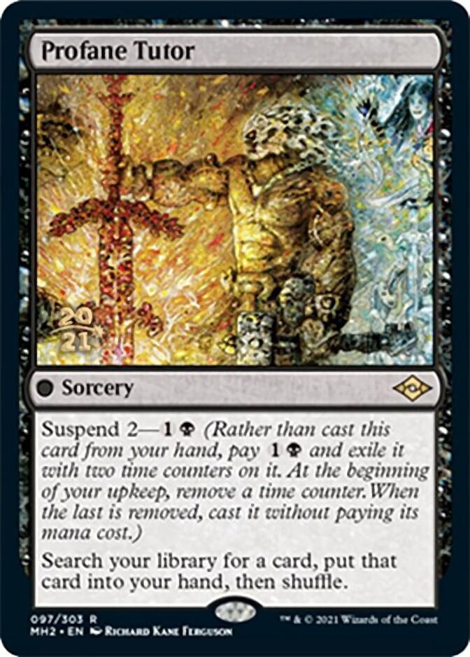 Profane Tutor [Modern Horizons 2 Prerelease Promos] Magic: The Gathering