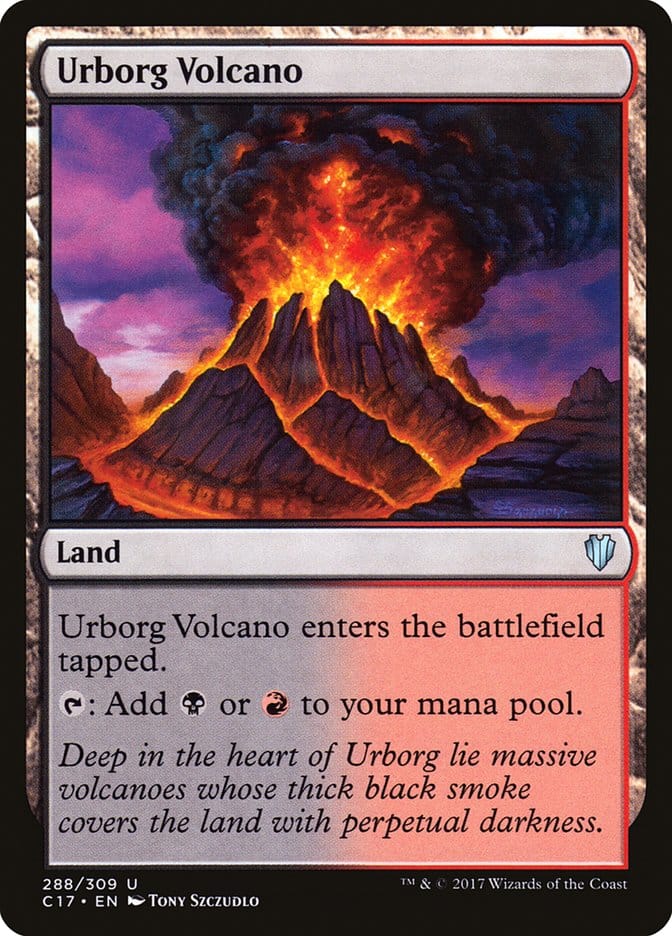 Urborg Volcano [Commander 2017] Magic: The Gathering