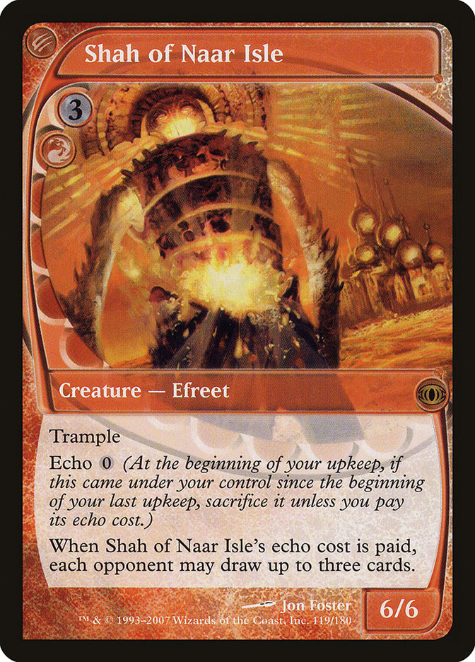 Shah of Naar Isle [Future Sight] Magic: The Gathering