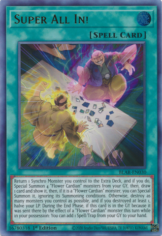 Super All In! [BLAR-EN030] Ultra Rare - Yugioh Cards For Your TCG Needs!