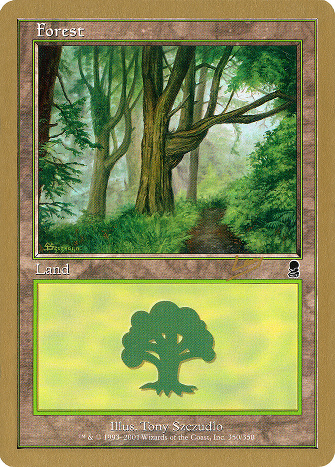 Forest (rl350) (Raphael Levy) [World Championship Decks 2002] Magic: The Gathering