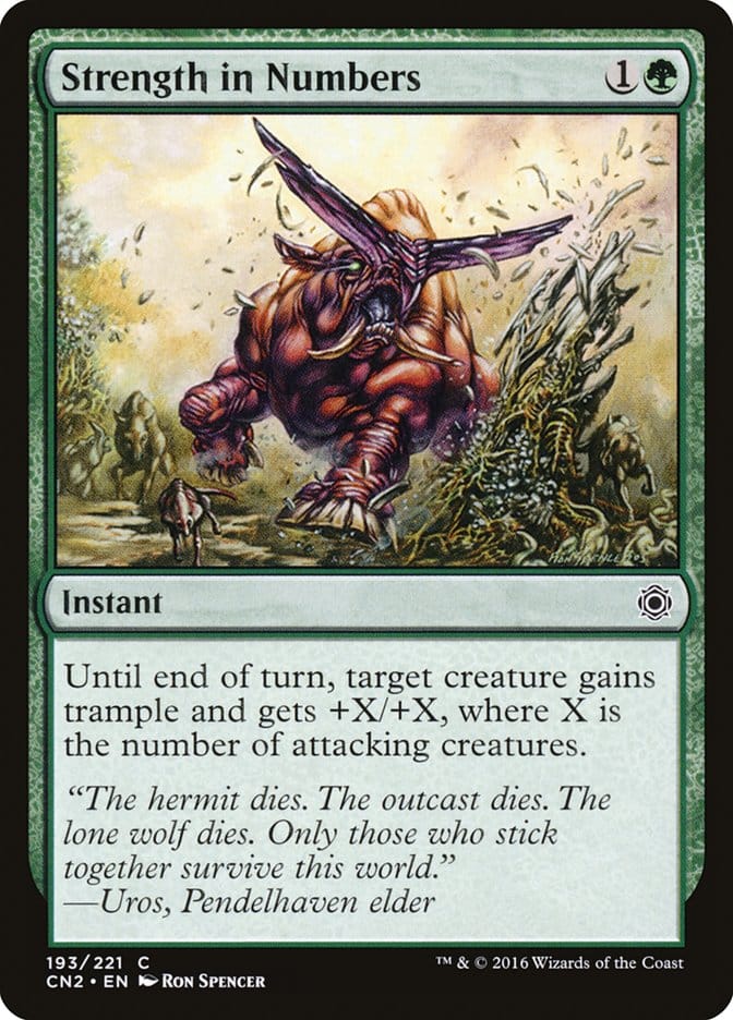 Strength in Numbers [Conspiracy: Take the Crown] Magic: The Gathering