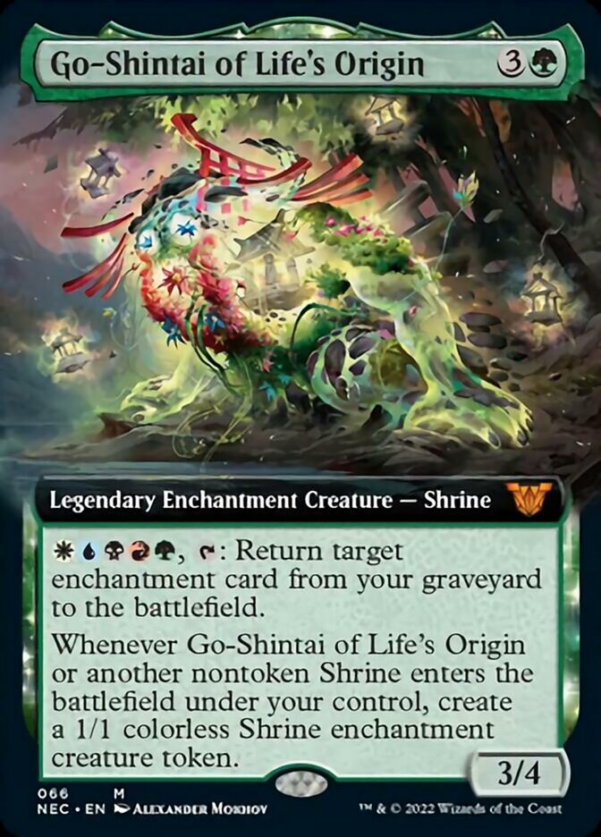 Go-Shintai of Life's Origin (Extended Art) [Kamigawa: Neon Dynasty Commander] Magic: The Gathering