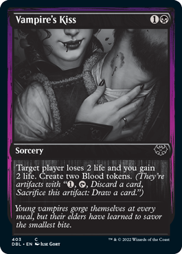 Vampire's Kiss [Innistrad: Double Feature] Magic: The Gathering