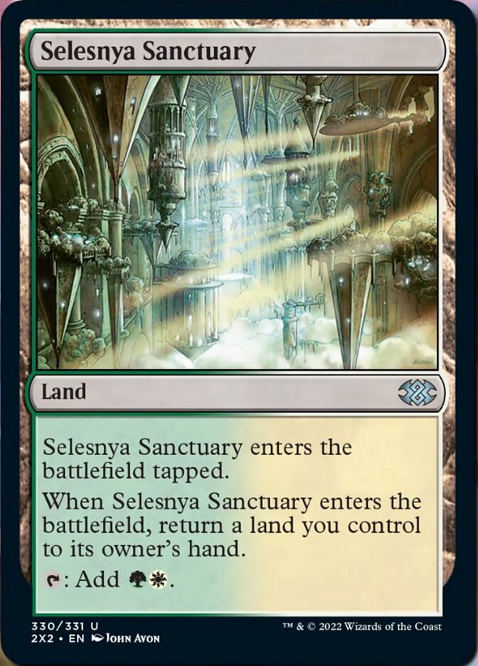 Selesnya Sanctuary [Double Masters 2022] Magic: The Gathering