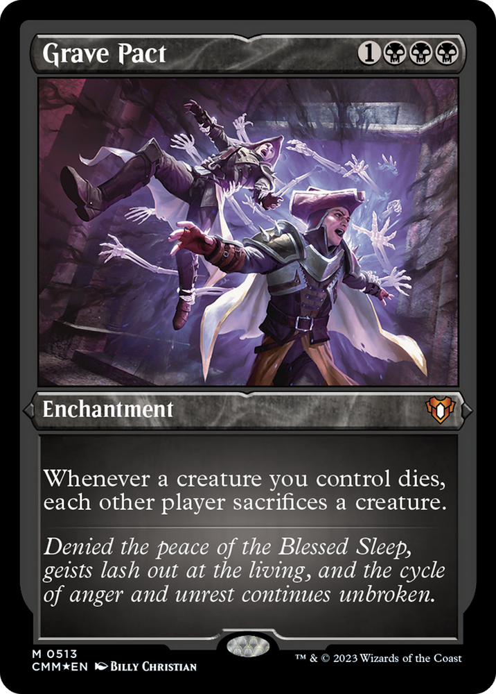 Grave Pact (Foil Etched) [Commander Masters] Magic: The Gathering