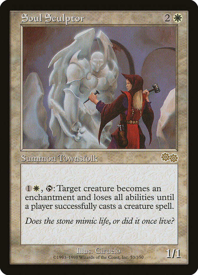 Soul Sculptor [Urza's Saga] Magic: The Gathering