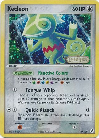 Kecleon (37/92) (Stamped) [EX: Legend Maker] Pokémon
