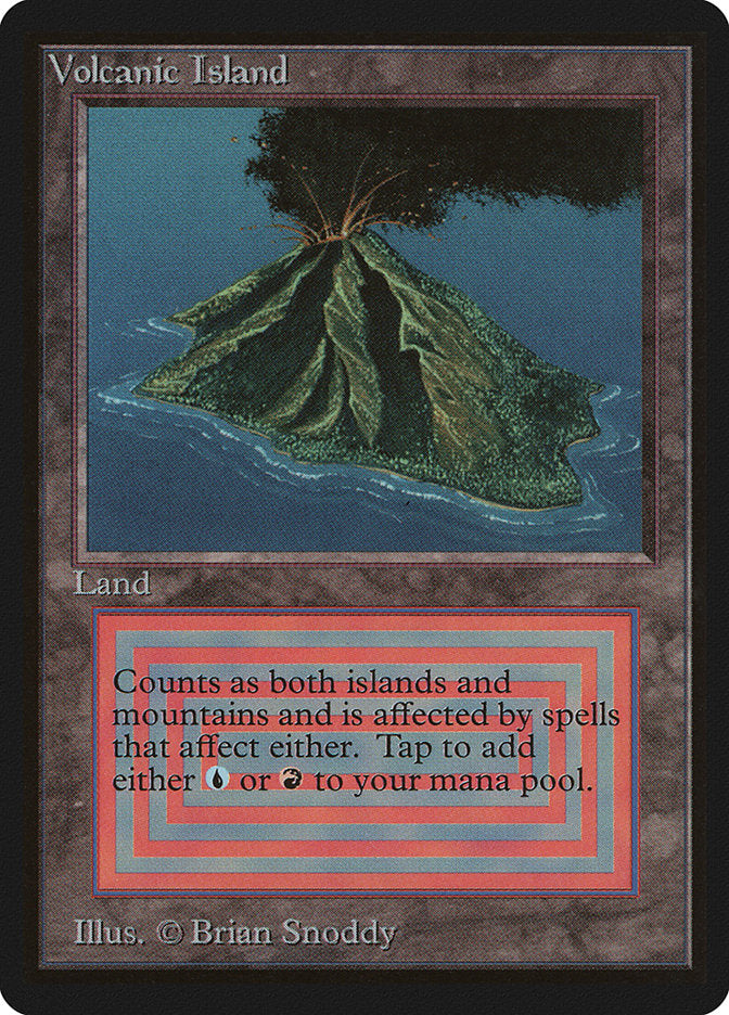 Volcanic Island [Beta Edition] Magic: The Gathering