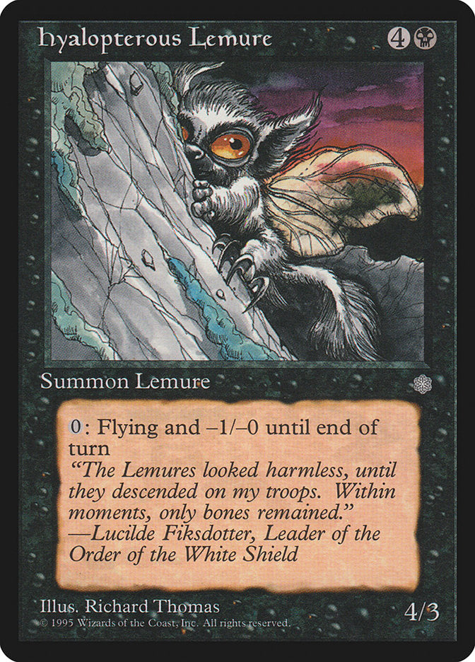 Hyalopterous Lemure [Ice Age] Magic: The Gathering