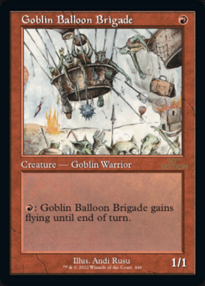 Goblin Balloon Brigade (Retro) [30th Anniversary Edition] Magic: The Gathering