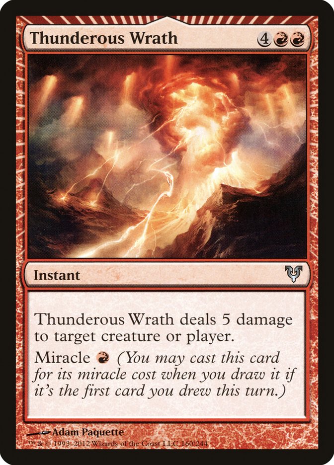 Thunderous Wrath [Avacyn Restored] Magic: The Gathering
