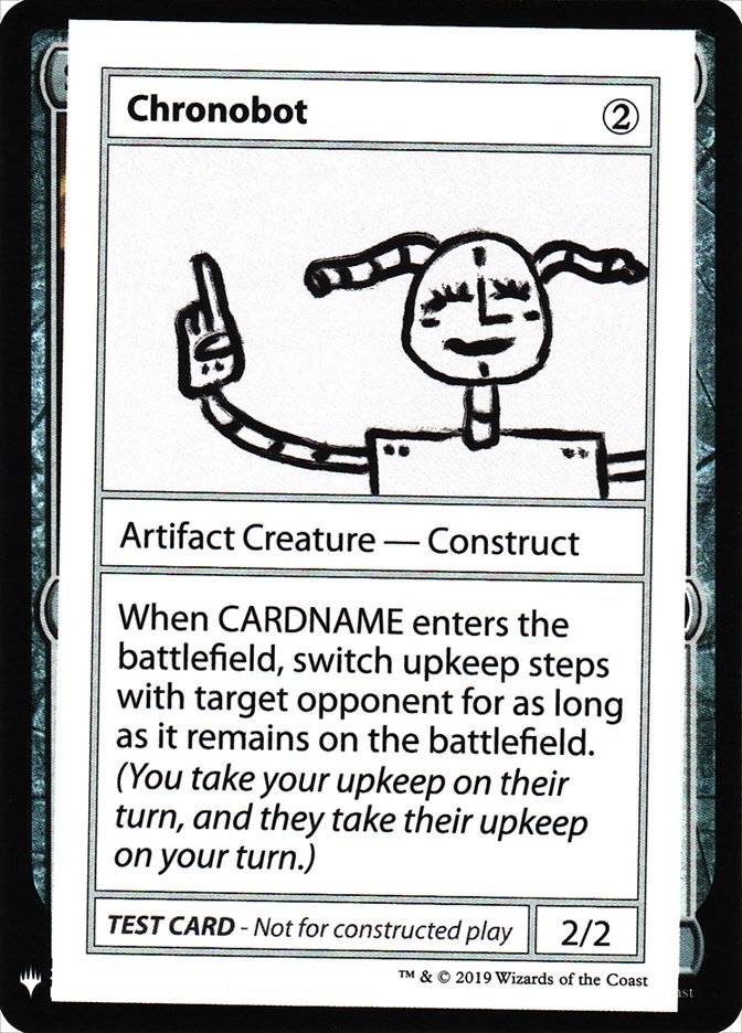 Chronobot [Mystery Booster Playtest Cards] Magic: The Gathering