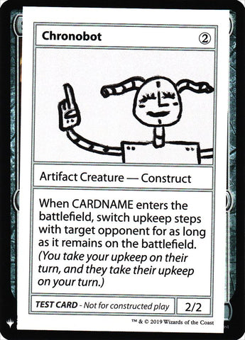Chronobot [Mystery Booster Playtest Cards] Magic: The Gathering