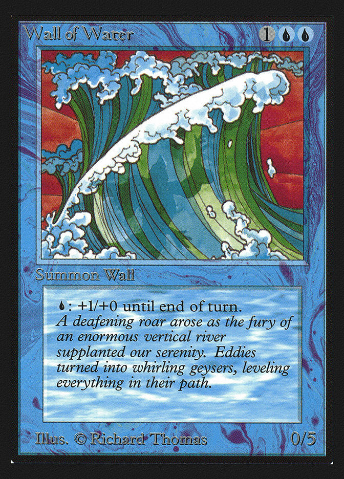 Wall of Water [International Collectors' Edition] Magic: The Gathering