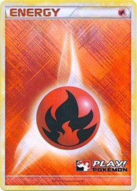 Fire Energy (2010 Play Pokemon Promo) [League & Championship Cards] Pokémon