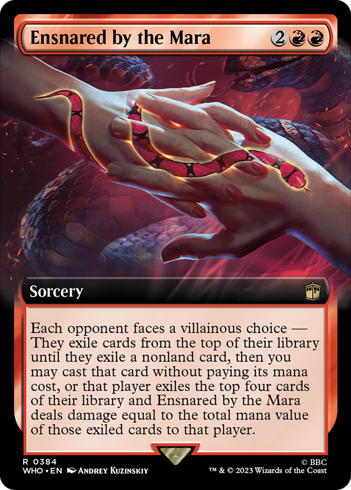 Ensnared by the Mara (Extended Art) [Doctor Who] Magic: The Gathering