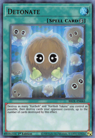 Detonate [BROL-EN065] Ultra Rare - Yugioh Cards For Your TCG Needs!