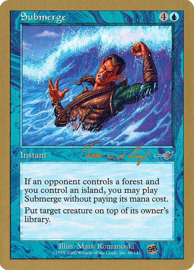 Submerge (Tom van de Logt) (SB) [World Championship Decks 2000] Magic: The Gathering