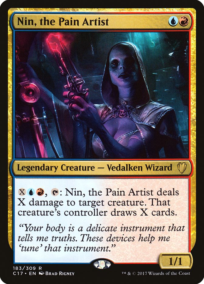 Nin, the Pain Artist [Commander 2017] Magic: The Gathering